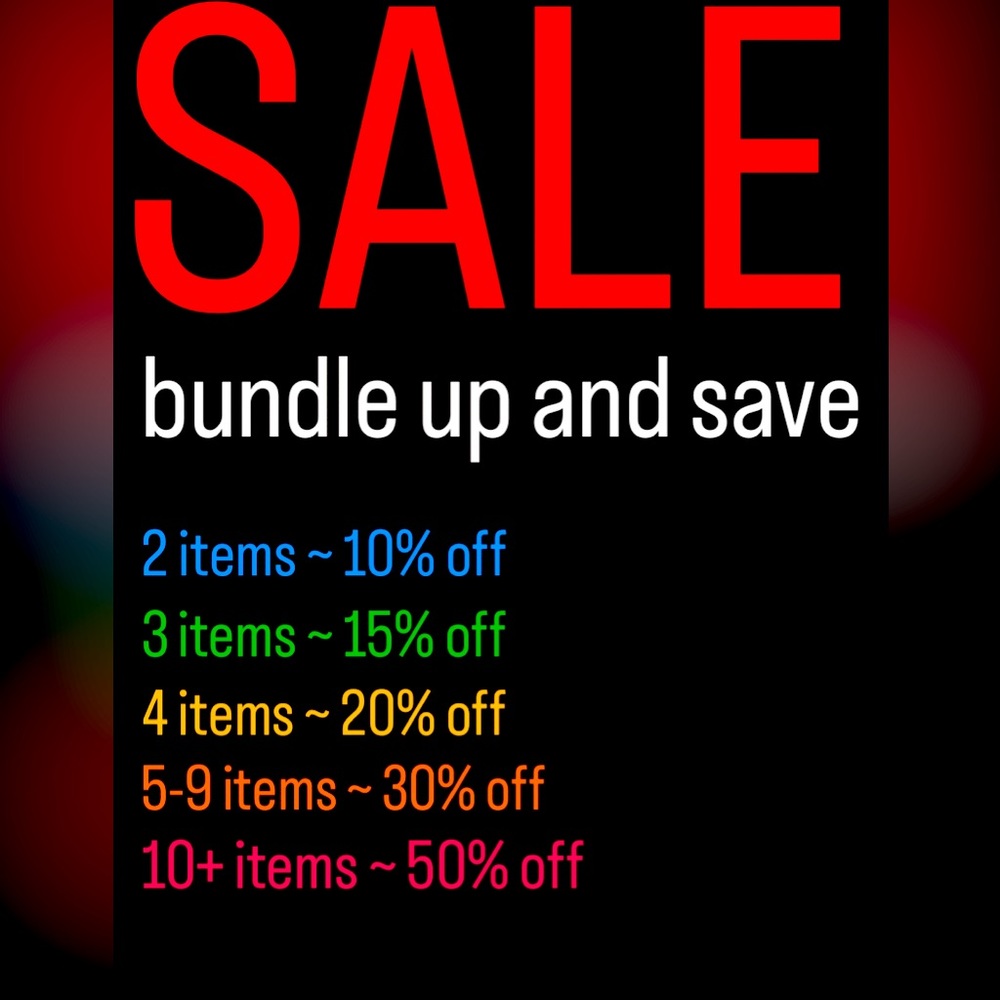 SALE!!! ~ bundle up and save